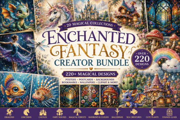 Download Enchanted Fantasy Creator Bundle - Premium Resources
