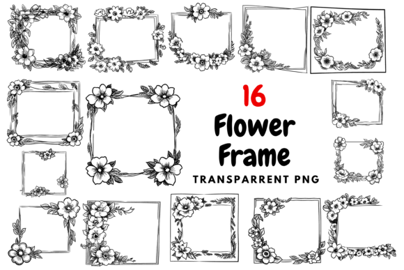Download Flower Frame Png Transparent - Frame png transparent Collection
