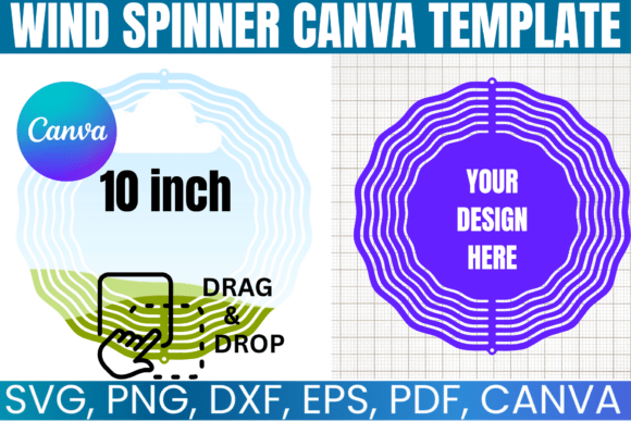 Download Wind Spinner Canva Editable Template - Canva editable Collection